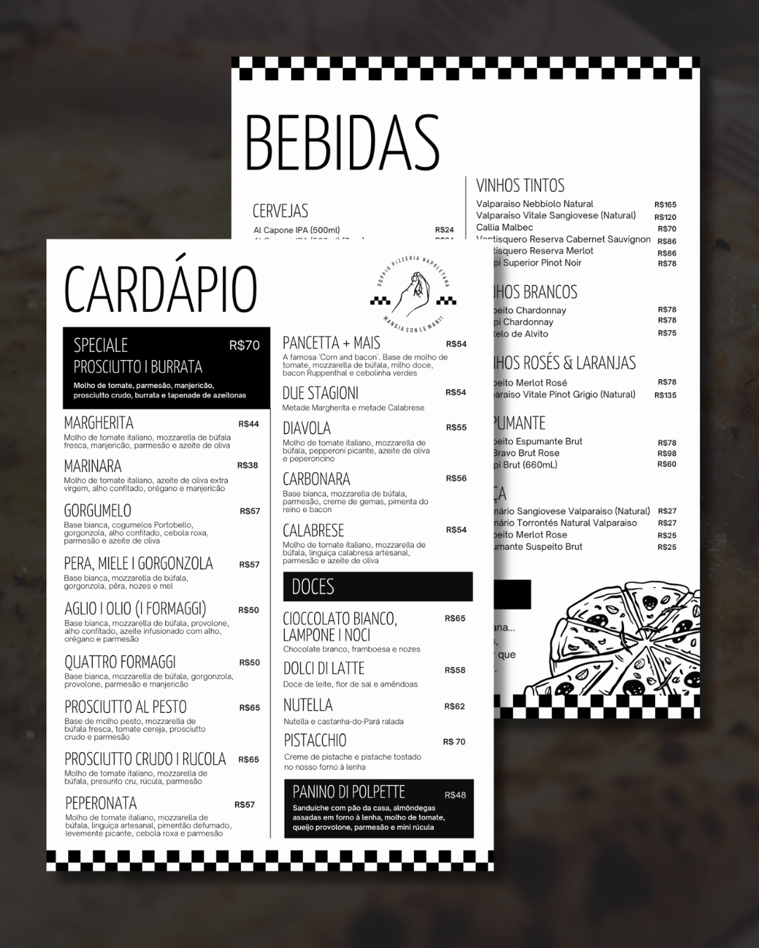 Cardápio